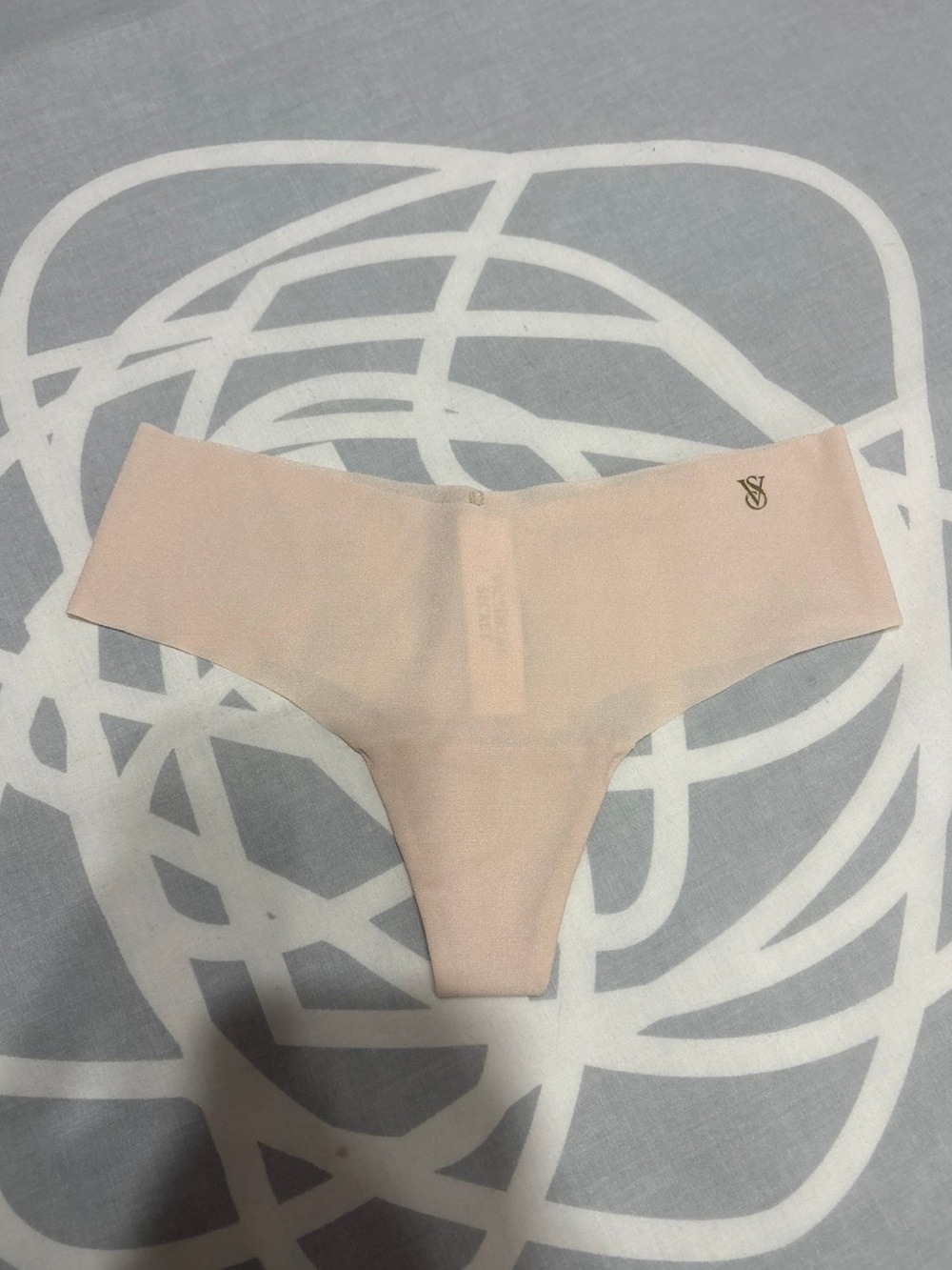 Victoria’s Secret Beige No-Show Thong Panty